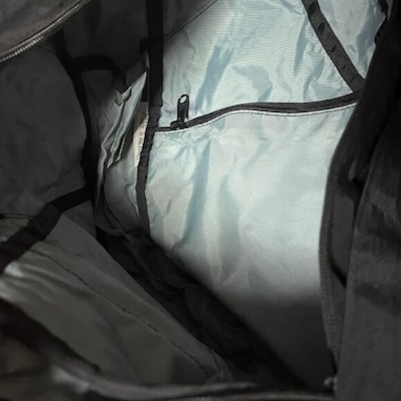 AmeriBag Classic Healthy Back Bag Tote Distressed Nylon Medium (Black) - Picture 11 of 16